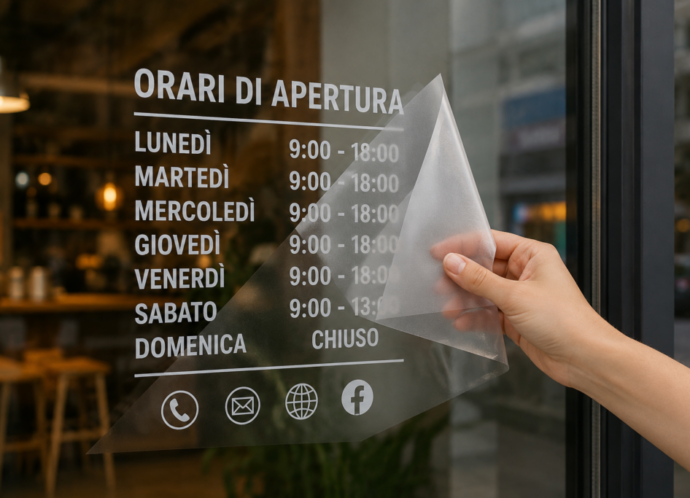 Servizio di stampa adesivi prespaziati professionali