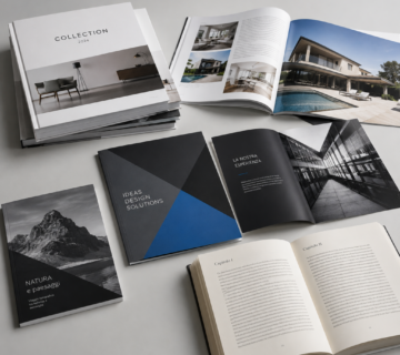 Brochure, cataloghi e libri stampati professionalmente