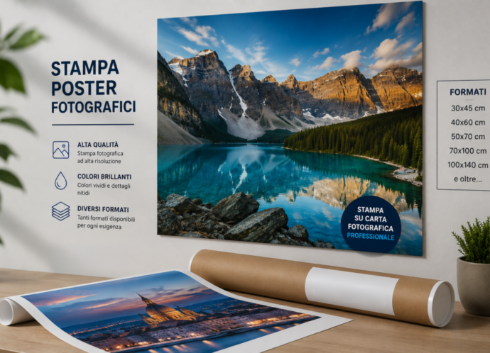 Poster fotografici stampati ad alta qualità