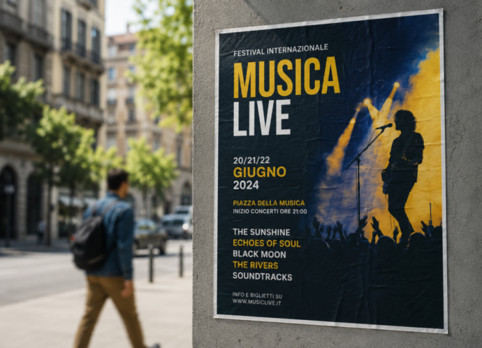 Manifesti pubblicitari stampati professionalmente