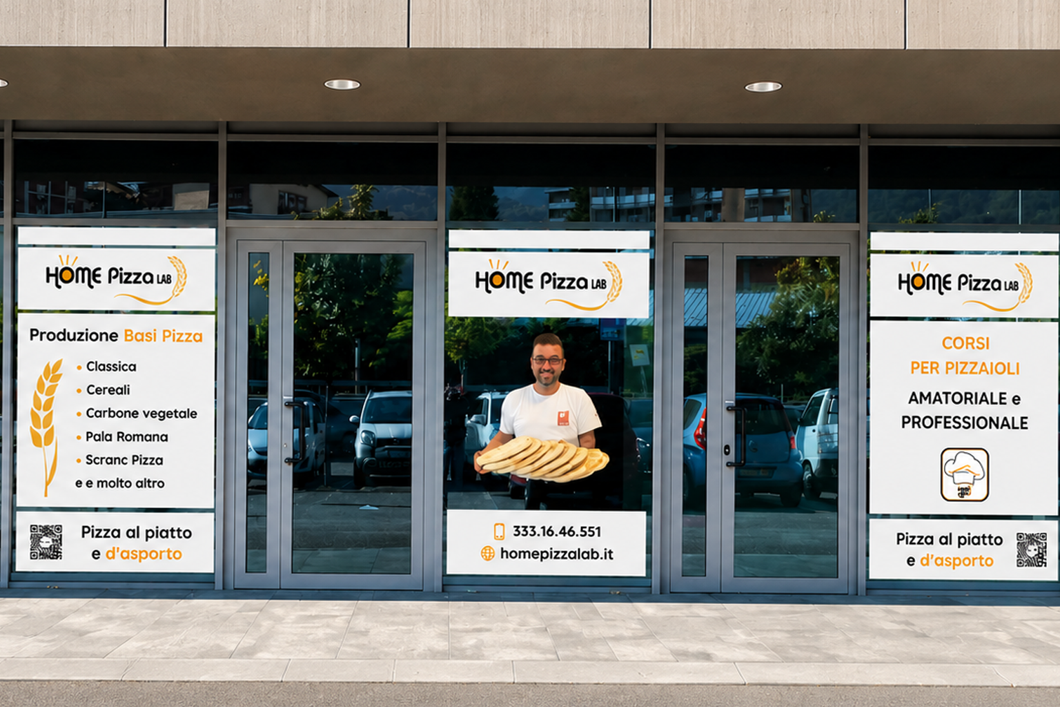 Allestimento grafico vetrina