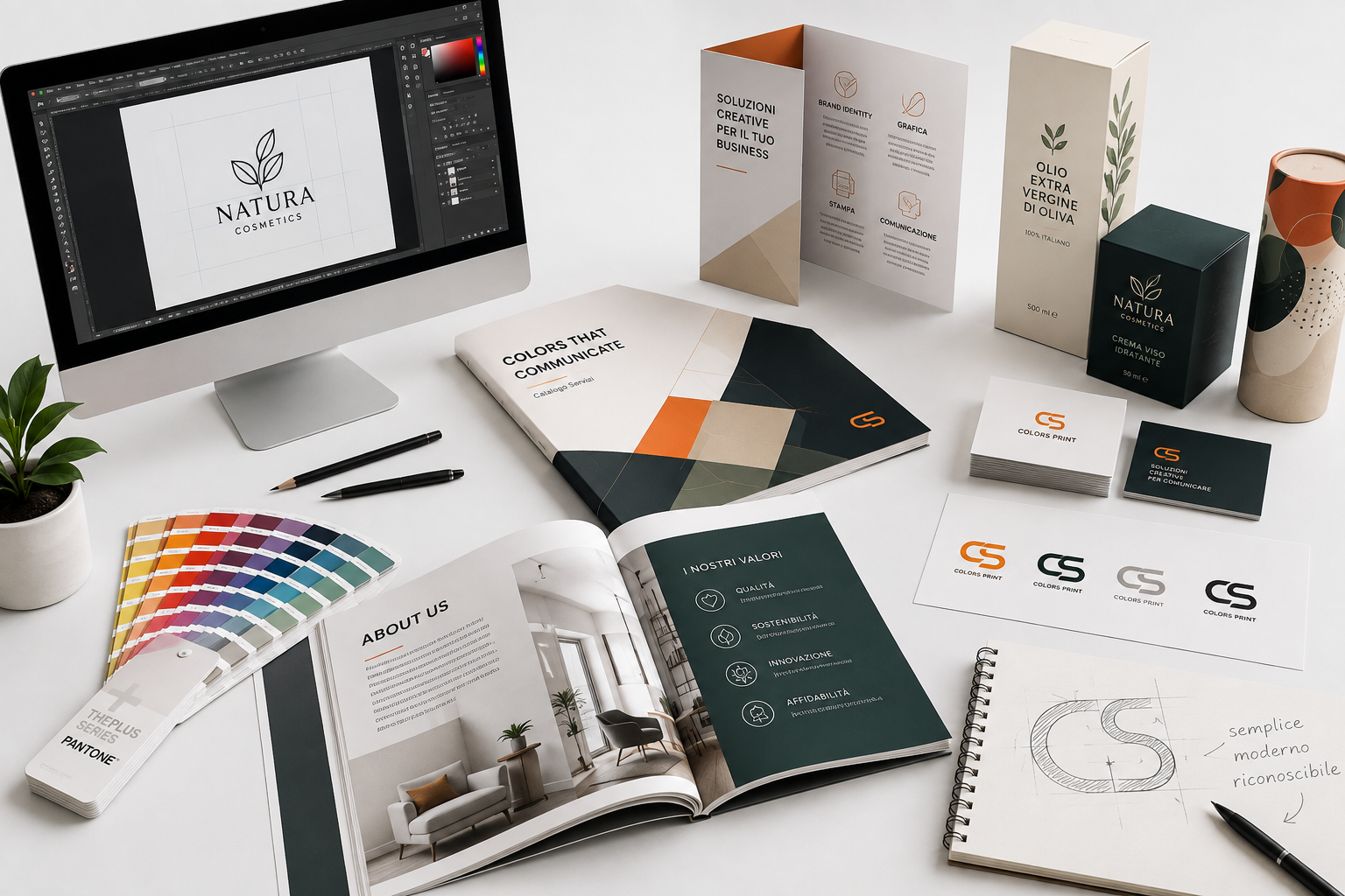 Grafica pubblicitaria Milano - brochure e materiale promozionale